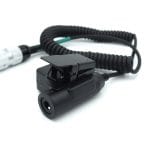 מתאם PTT לאוזניות EARMOR דגמים M32 M33 - צילום קרוב