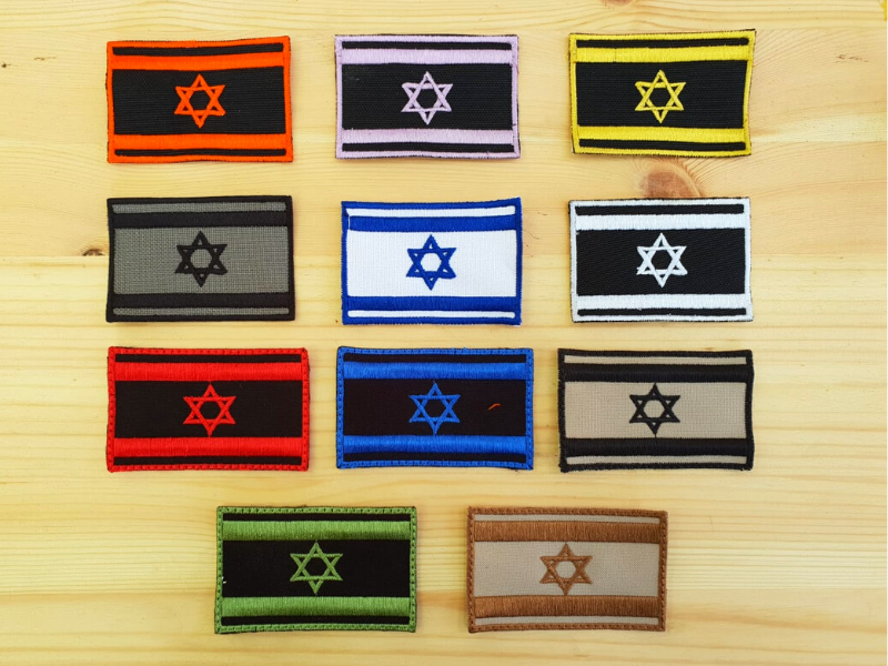 פאץ דגל ישראל סקוץ סטיצ ס Stitches Customs