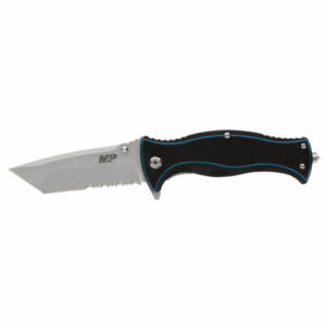 סכין חילוץ והצלה להב מתקפל M&P צבע שחור/כחול