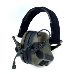 אוזניות לקשר טקטיות M33 תוצרת Earmor צבע ירוק