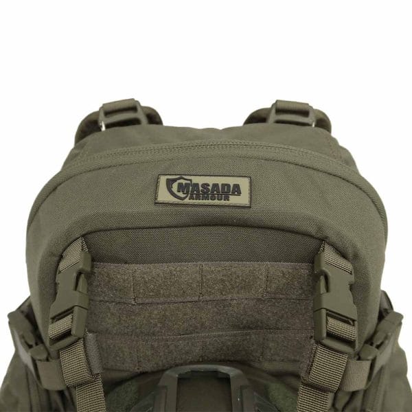 תיק צב לווסט לוחם L15 מצדה ארמור - תקריב- ירוק