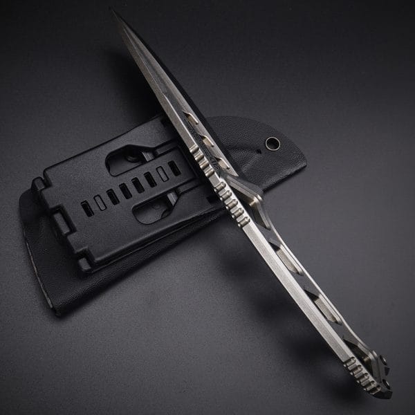 סכין קומנדו להב קבוע דגם Stout תוצרת WithArmour - עם נרתיק