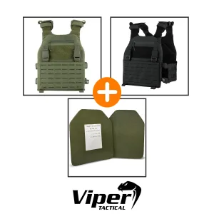 בנדל ווסט לוחם VIPER  + שתי פלטות מיגון FMS 10X12 בשימוש כוחות הביטחון